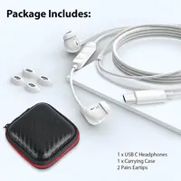 USB C In-Ear Wired Headphones with Mic Volume Control Noise Isolating HiFi Stereo Earphones Earbuds for iPhone 17 16 15 Samsung - Image 4