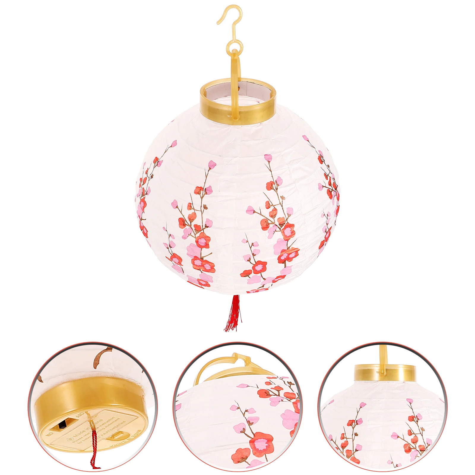 

Patterned Paper Lantern Chinese Style Round Lantern Party Hanging Decorations