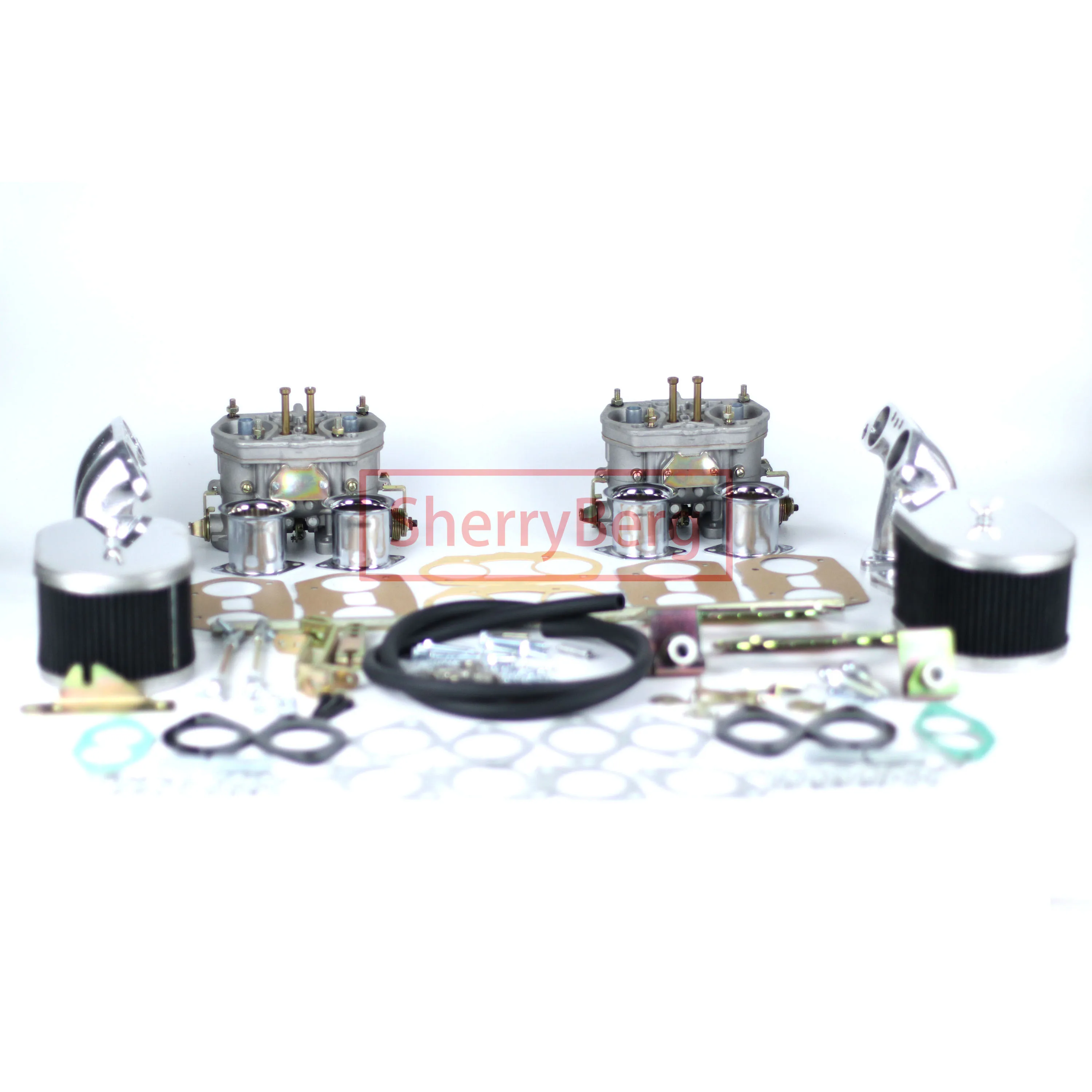 

SherryBerg Dual Carb Kit 40MM 40IDF Carburetors Manifold Linkage Air Filters IDF For Porsche 914 VW Weber Empi Hpmx T2 Or T4