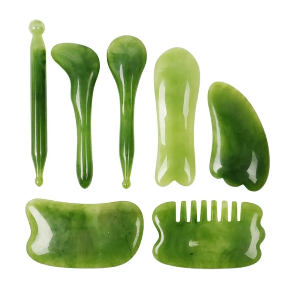 

Physical Therapy Massage Comb Slimming Neck Acupuncture Body Beautiful Tool Facial Scraping Scraper Gua Sha Board Face Massager