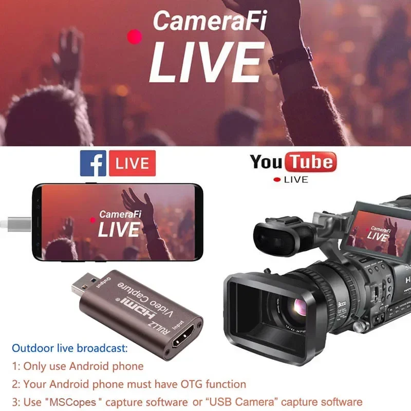Live Stream Connect Camera To Computer Hdmi CAME-TV Live Streaming - Main Image
