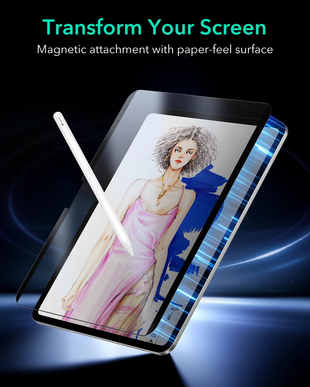 Glass Screen Elecom Ipad Screen Protector Review ELECOM Paper-feel