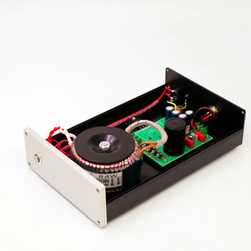 84W LM317 + 2AS1943 DC Regulated Linear Power Supply Output DC 5V 12v