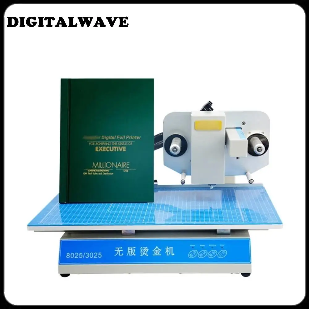 Flatbed Digital Aluminium Hot Gold Foil Stamping Printer Automatic Printing Machine for invitation letter book cover