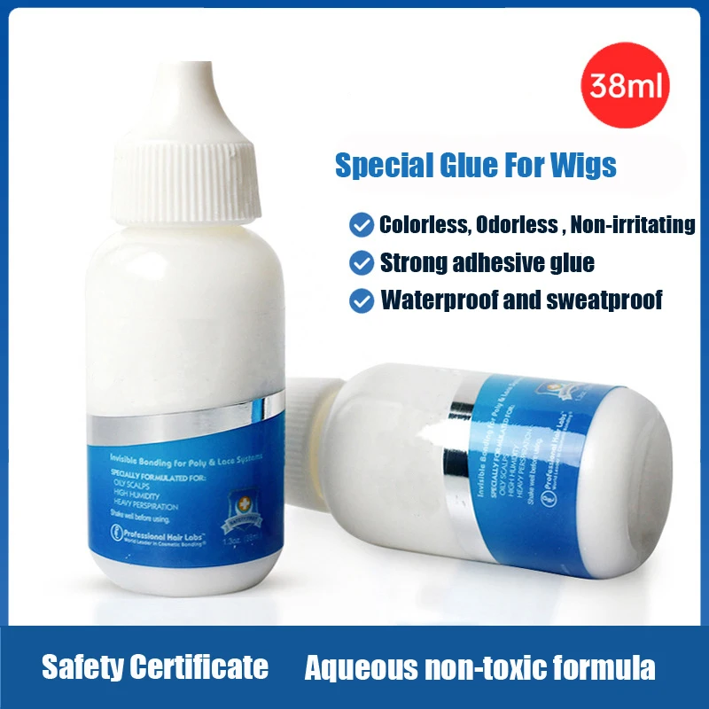 

Lace Wig Glue Hair Replacement Adhesive and Wig Glue Remover Combine for Lace Front Wig Hair Extensions