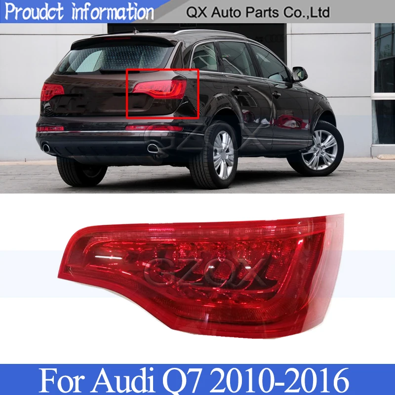 CAPQX Rear Tail light For Audi Q7 2010 2012 2013 2014 2016 Rear Brake