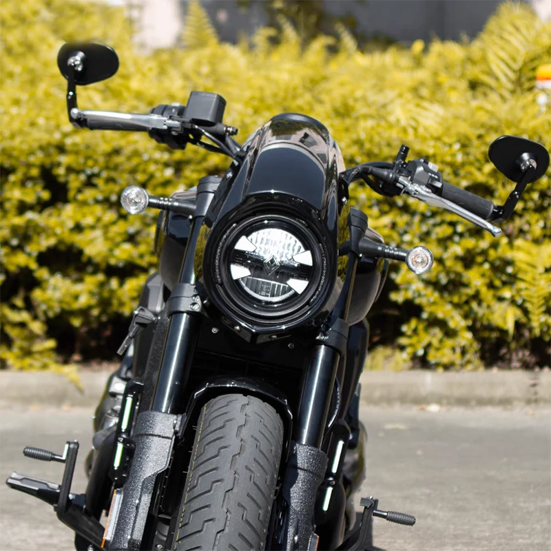 For Benda dark flag 500 BD 500 bd500 HeiQi500 Motorcycle Round ABS Plastic Screen Headlight Fairing Windshield Cover