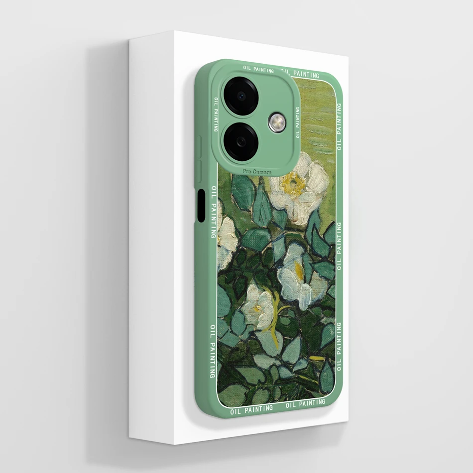 Artistic Silicone Bumper Case with Camera Protection