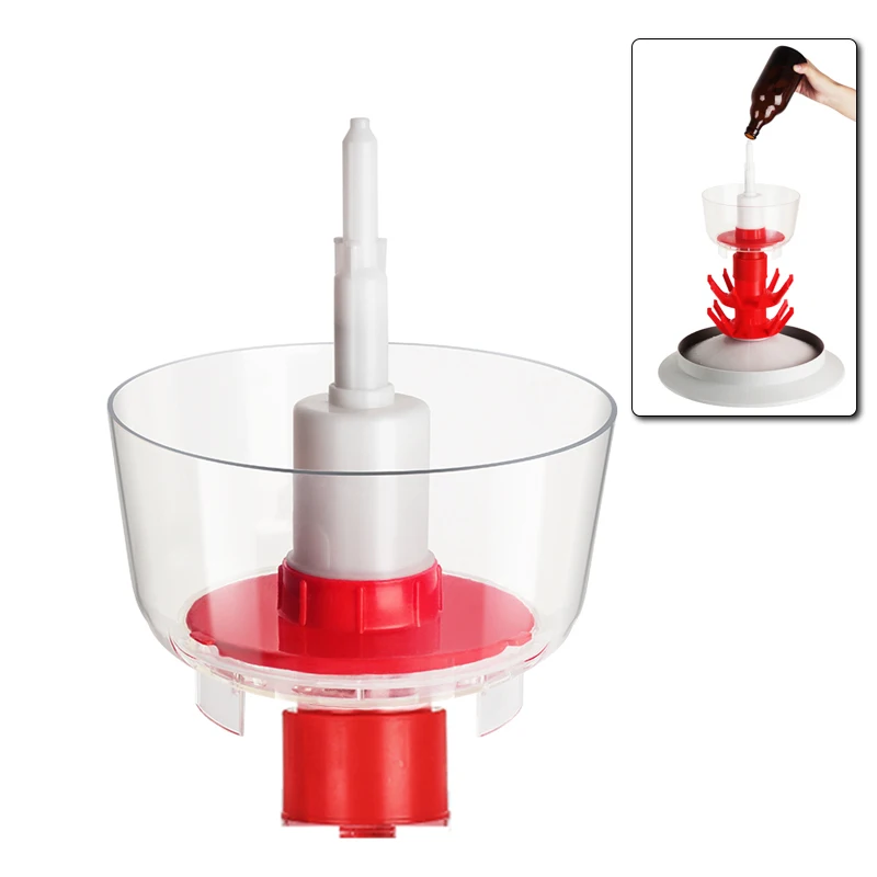 Bottle Washer Cup Rinser Press type Bottle Washing Sanitizing Device Homebrew Beer Wine Carboy Cleaner