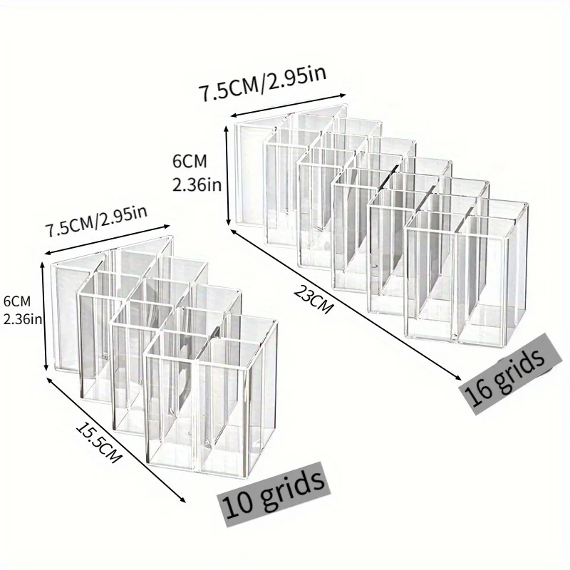 Transparent Plastic Medicine & Ointment Organizer Box with Multi-Compartment Storage - Cabinet Shelf, Tube Holder for creams