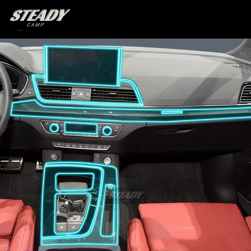 

Прозрачная центральная консоль для салона автомобиля Audi SQ5 2021 2022 2023