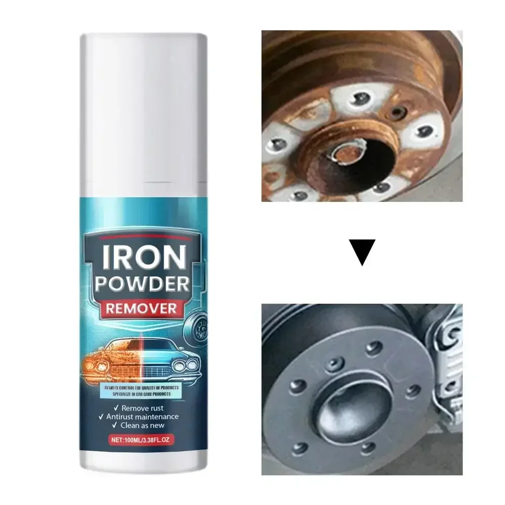 Car Rust Remover Spray Metal Cleaner Maintenance Multi-Purpos Metal Surface Chrome Paint Cleaning Rust Spray