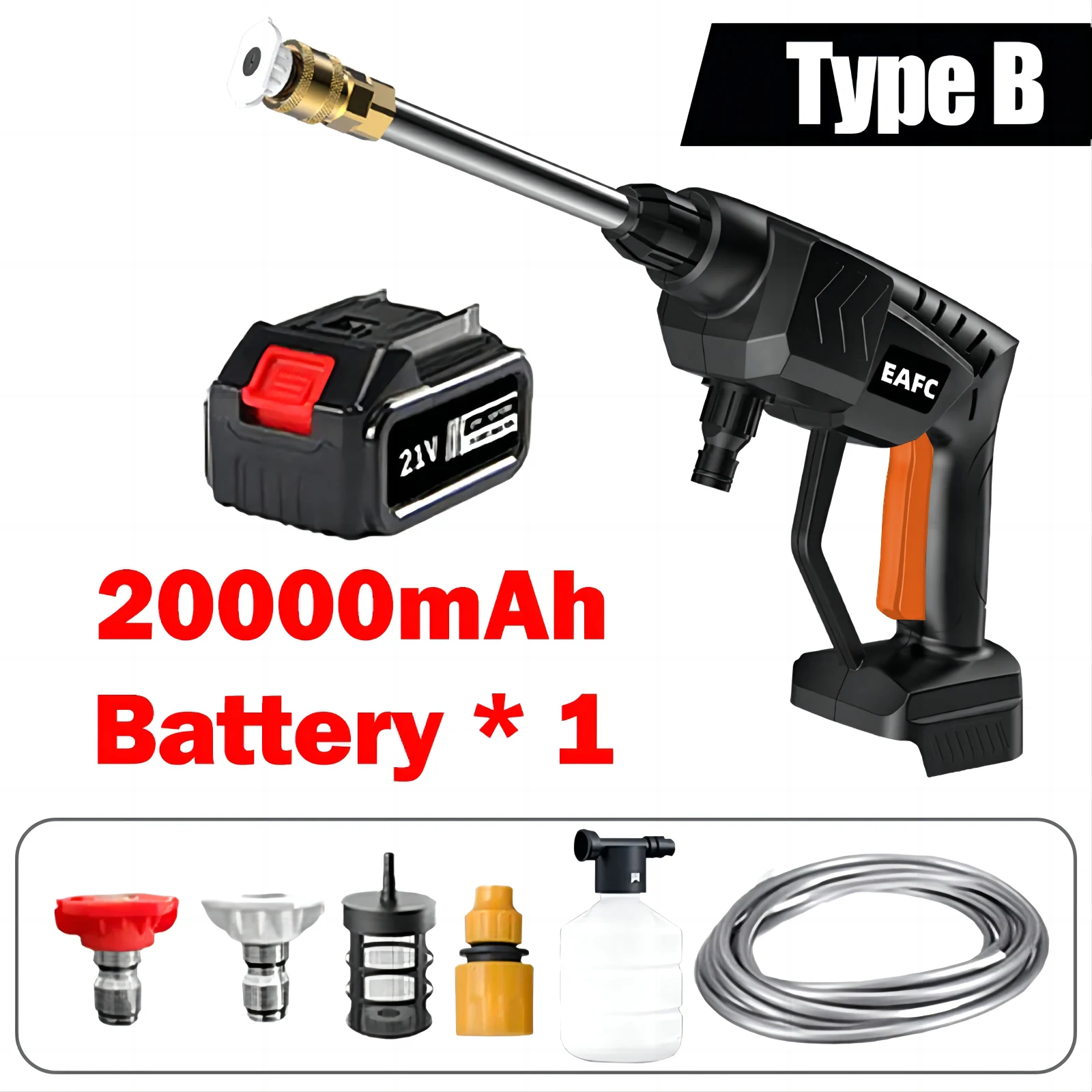 Pistol Air Tekanan Tinggi Nirkabel