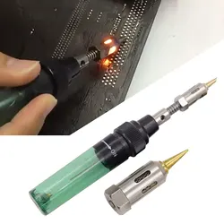 Outil de soudage 4 en 1, 1300 Celsius, Kit de fer à souder Portable, stylo de soudage, torche de soufflage, outil de pointe de fer à souder 
