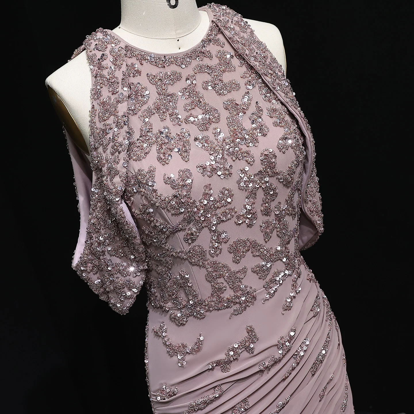 mauve mermaid dress Jovani 06017 Size 2, 6 Purple Mermaid Prom Dress Sequin