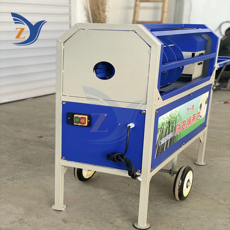 Sugarcane Peeler Machine Electric Commercial 100KG Per Hour Cane and Stripping Semi-automatic Pare Stainless Steel Skin Removing 3