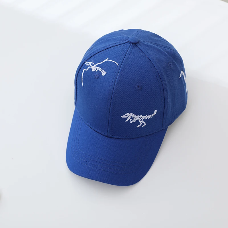 Children's Sports Hats School Baby Boys Baseball Summer Embroidered Dinosaurs Outdoor Kids Caps for 2-8Years Adjustable
