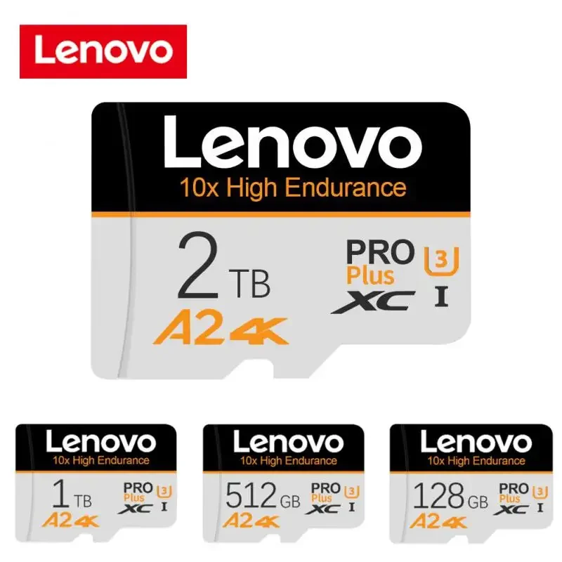 Scheda Di Memoria Lenovo Micro Tf/Sd 2Tb 1Tb V30 U3 128Gb 512Gb Scheda Sd Sd/Tf Scheda Flash Classe 10 Scheda Di Memoria Per Telefono Drone Ps4 Ps5