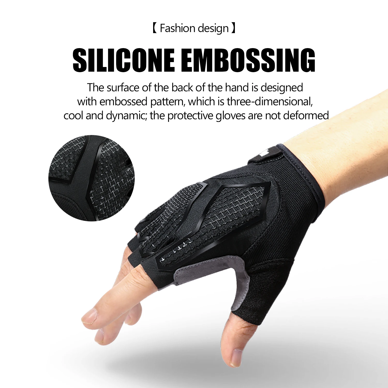 2023 Half-Finger Men'S And Women'S Cycling Gloves Liquid Silicone Shock-Absorbing Breathable Sports Bike Fitness Gloves 4