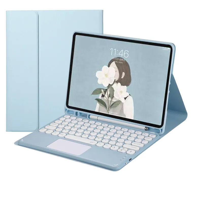 Enhanced Wireless Keyboard Case with TrackPad