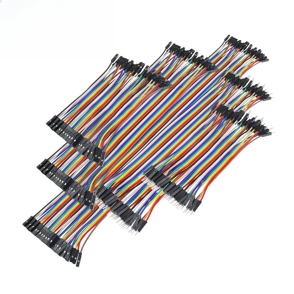 Dupont-Kabel 10/20/30/40CM 40-Pin Stecker auf Stecker + Stecker auf Buchse und Buchse auf Buchse Jumper-Kabel für Arduino DIY-Kit – Detail 10