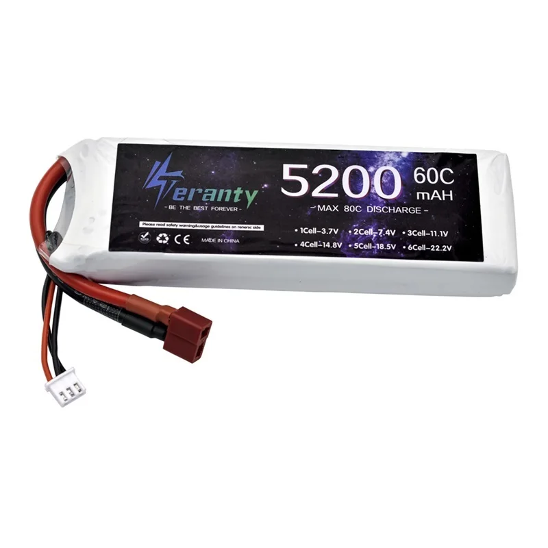 Batterie LiPo 7.4V 2S 1500-3300mAh pour RC Voiture Drone