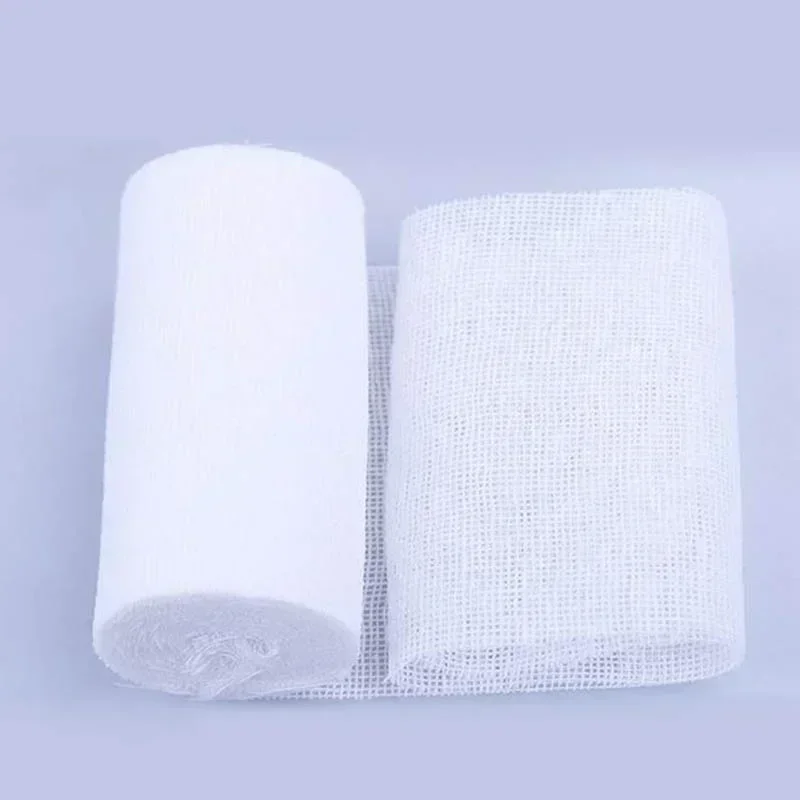 5 Rolls PBT Elastic Bandages Outdoor Emergency First Aid Bandages Breathable Mesh Bandages for Fractures Outdoor First Aid Tools