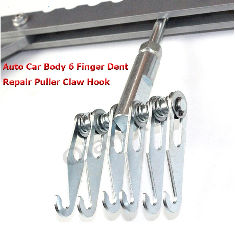 

Auto Car Body 6 Finger Dent Repair Puller Claw Hook For Slide Hammer Tool 16mm Thread Car Body Repair Dent Tool