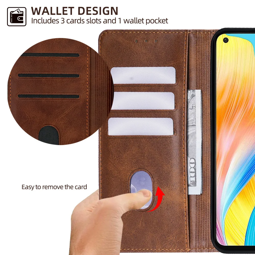 Leather Business Flip Phone Case - Elegant and Durable Cover