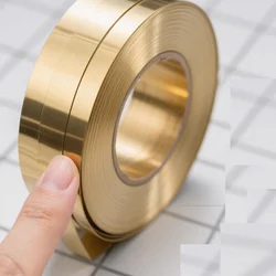 Premium Quality Flat Brass Craft Wire - Thin Strip for DIY Jewelry Making & Wrapping (Various Widths)