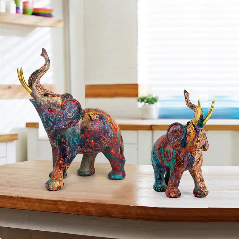 Éléphant Américain, Accessoires pour la Maison, Salon, Bureau, Ornements Décoratifs