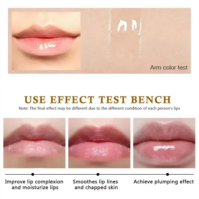Instant Volumising Lip Plumper Oil Collagen Lip Plumping Gloss Moisturizer Repair Makeup Increases Elasticity Sexy Lip Cosmetics 4