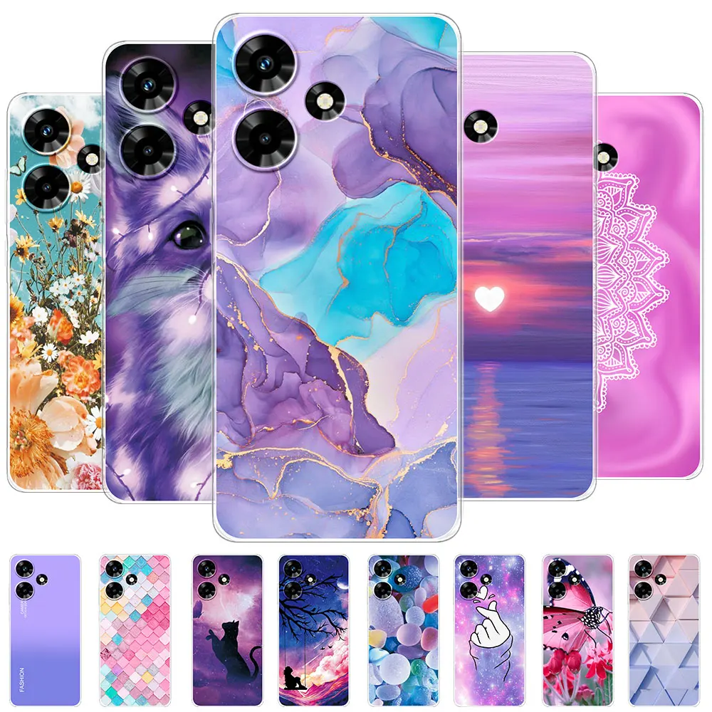 Per Infinix Hot 30 Custodia Custodia Morbida In Silicone Trasparente Per Infinix Hot 30I 30I Nfc Cover Posteriore Coque O Infinix Hot 30 Play Funda