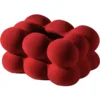 Flocked Tissue Box Geometrically Spherical Bubbles Ball Paper Towel Holder Napkin Holder Tabletop Storage Container Organization 6
