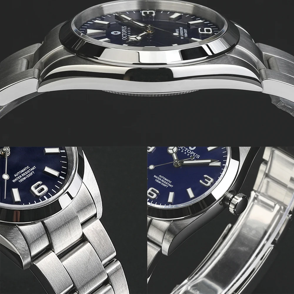 Octopus Kraken 36mm Explore r Automatic Watch PT5000 Luxury