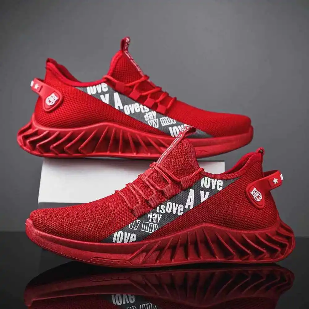 

With Lacing Number 43 Designer Men's Sneakers Casual Red Men's Tennis Branded Shoes For Men Sport Shooes Branded Luxury