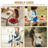 Children Kids Increased Booster Seat Non Slip Booster Cushion Dining Seat Cushions Adjustable Removable Baby Safety Cushions 4