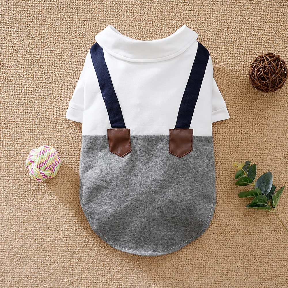 Puppy Wedding Gentleman Shirt Cat Party Fashion Novelty Labrador Uniform Suit Bulldog Pug Costume Ropa ApparelTeddy Clothespet pet dog shirt dog suit