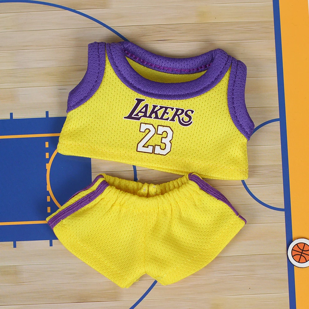 Doll Clothes 17cm Mini Labubu Doll's Clothes Outfit Accessories Basketball Playe Clothing Labubu Idol V2 Idol Athlete Clothing Gift