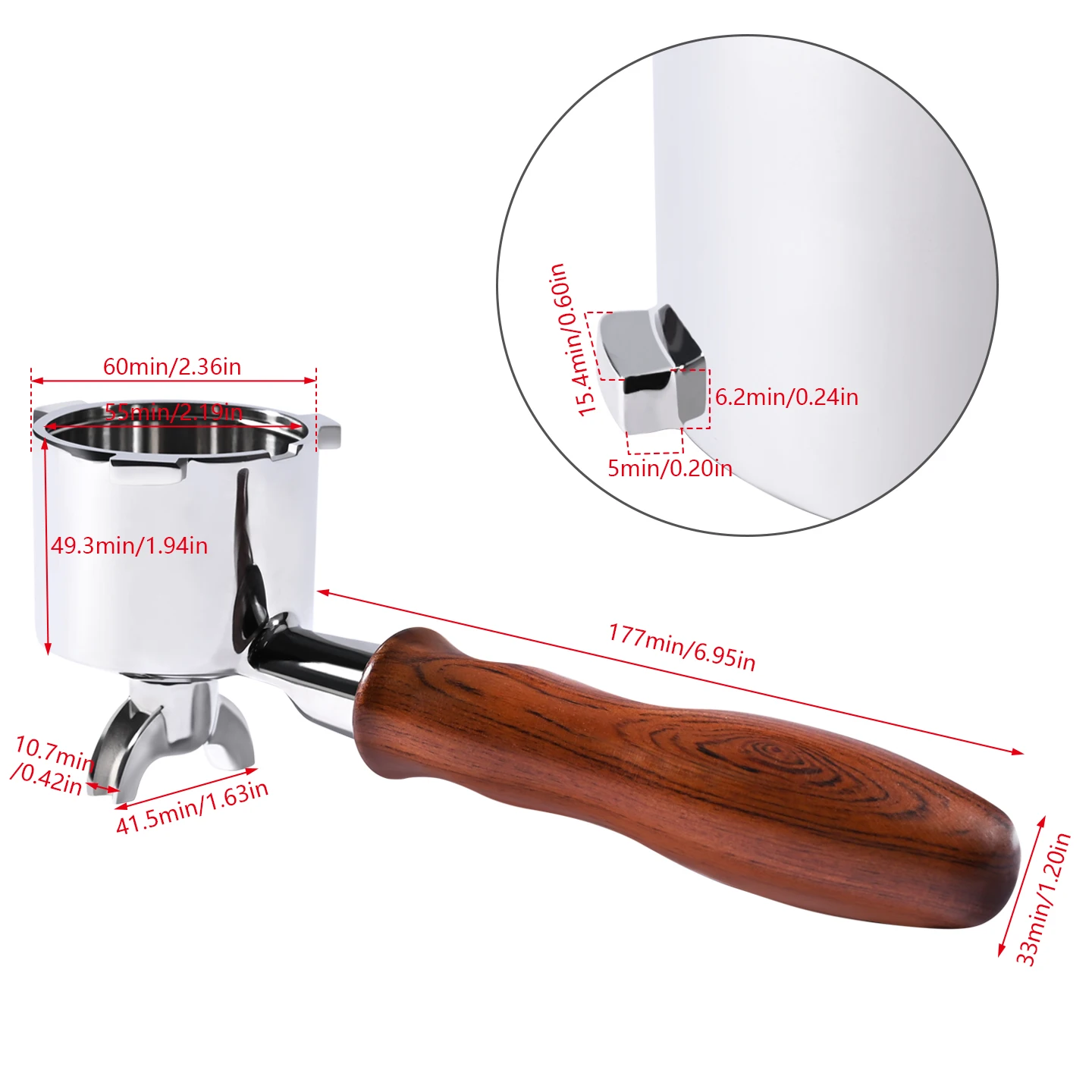 فلتر قهوة مزدوج 51 ملم ديلونجي