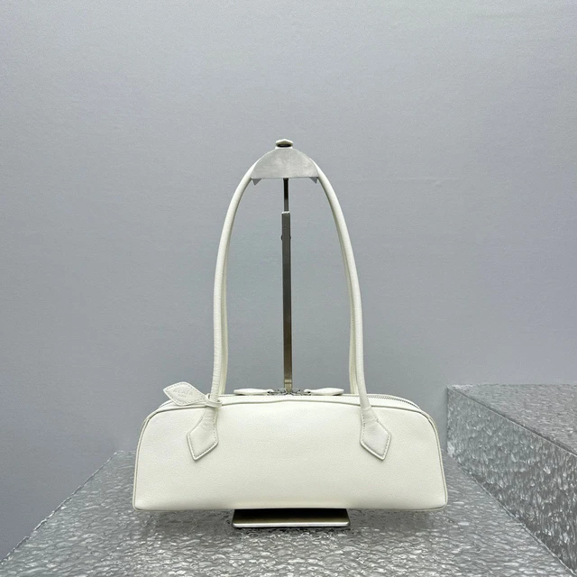 2025 New Genuine Leather Women's Shoulder Bag Large Capacity Cowhide Handbag Long Strip Baguette Bag Female sac à main femme 1