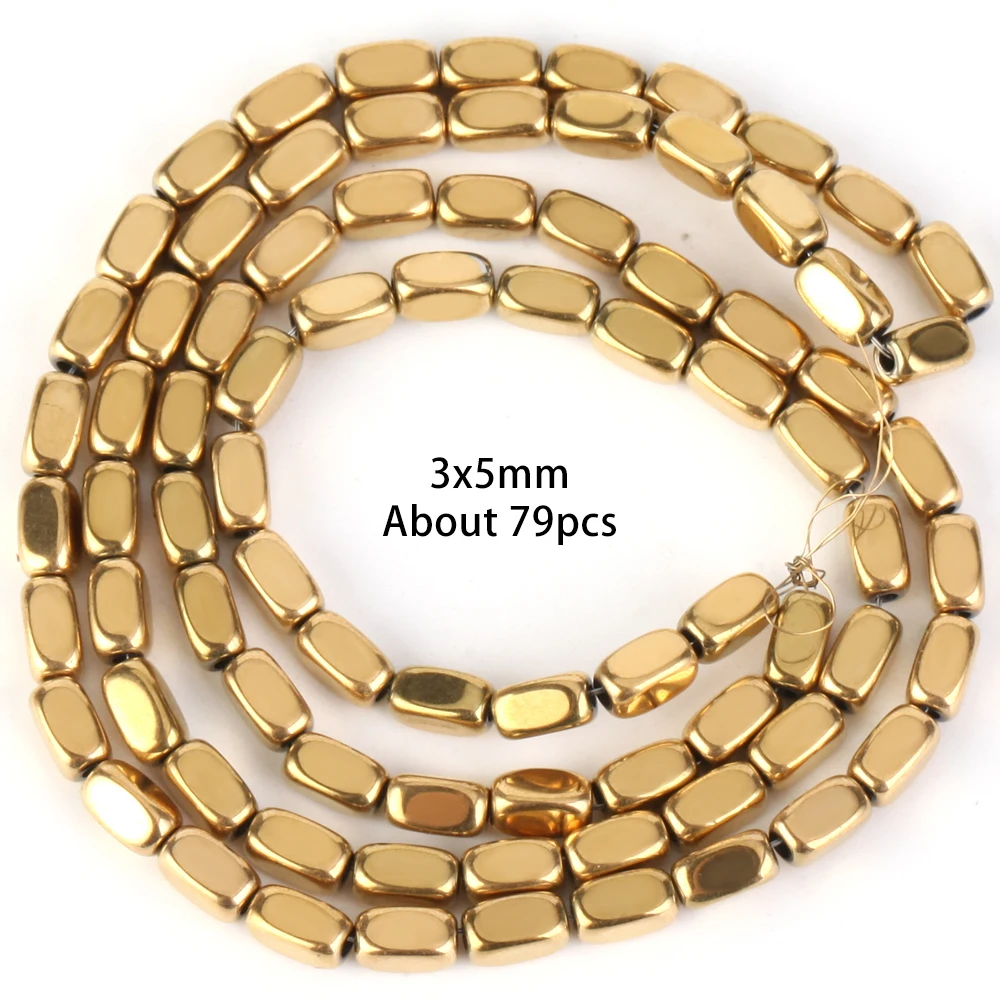 AAA+ Retention Farbe vergoldet natürliche Hämatit Stein Perlen Herz Stern geometrische Form Perlen für Schmuckherstellung DIY Armband – Detail 12