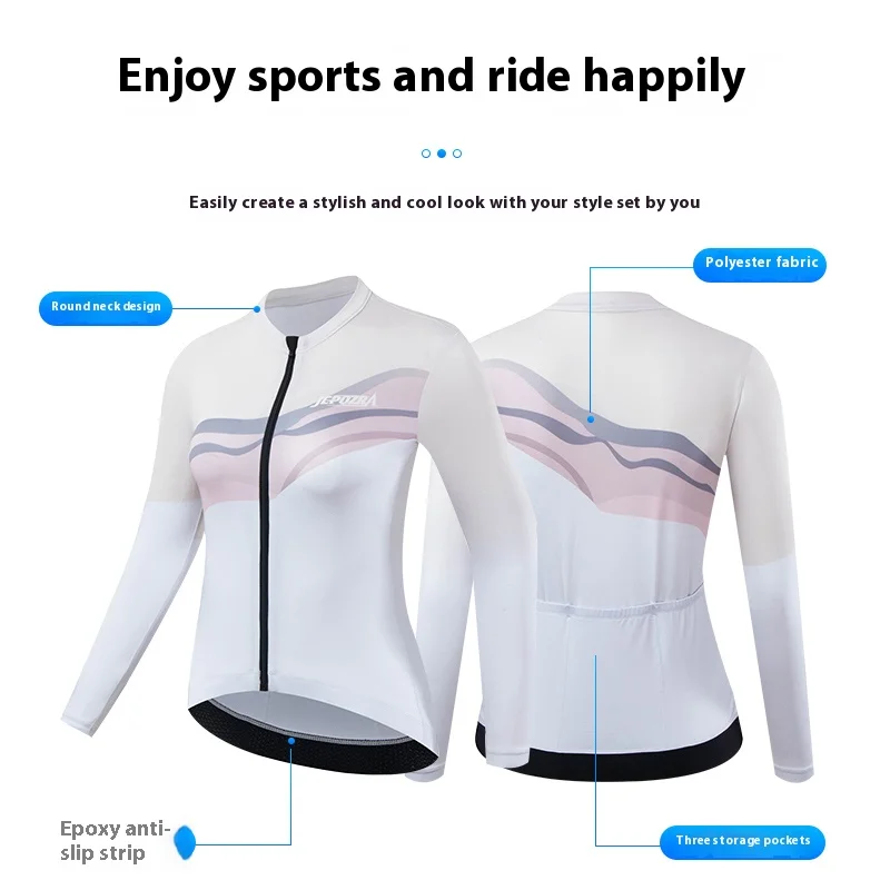 Quick-drying Bike Shirt Summer Long Sleeve Cycling Shirt Top Ropa Ciclismo Women's Cycling Jersey Breathable Mtb Bike Jersey