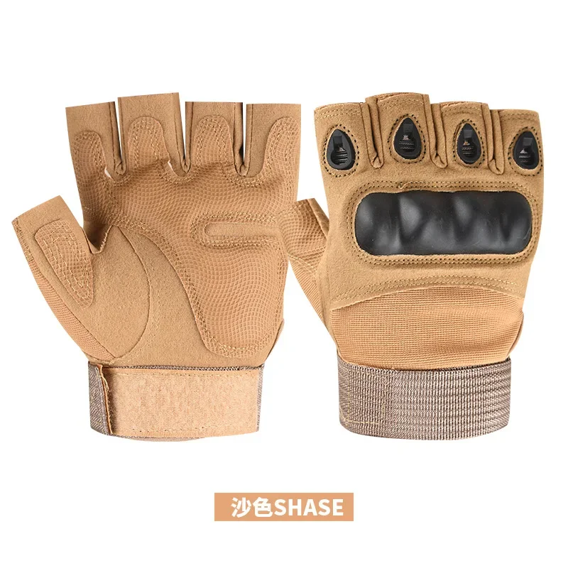 JP DAWA Men's And Women's Tactical Gloves Outdoor Half Finger Protection Fishing Anti Cut Anti Fall Riding Gloves