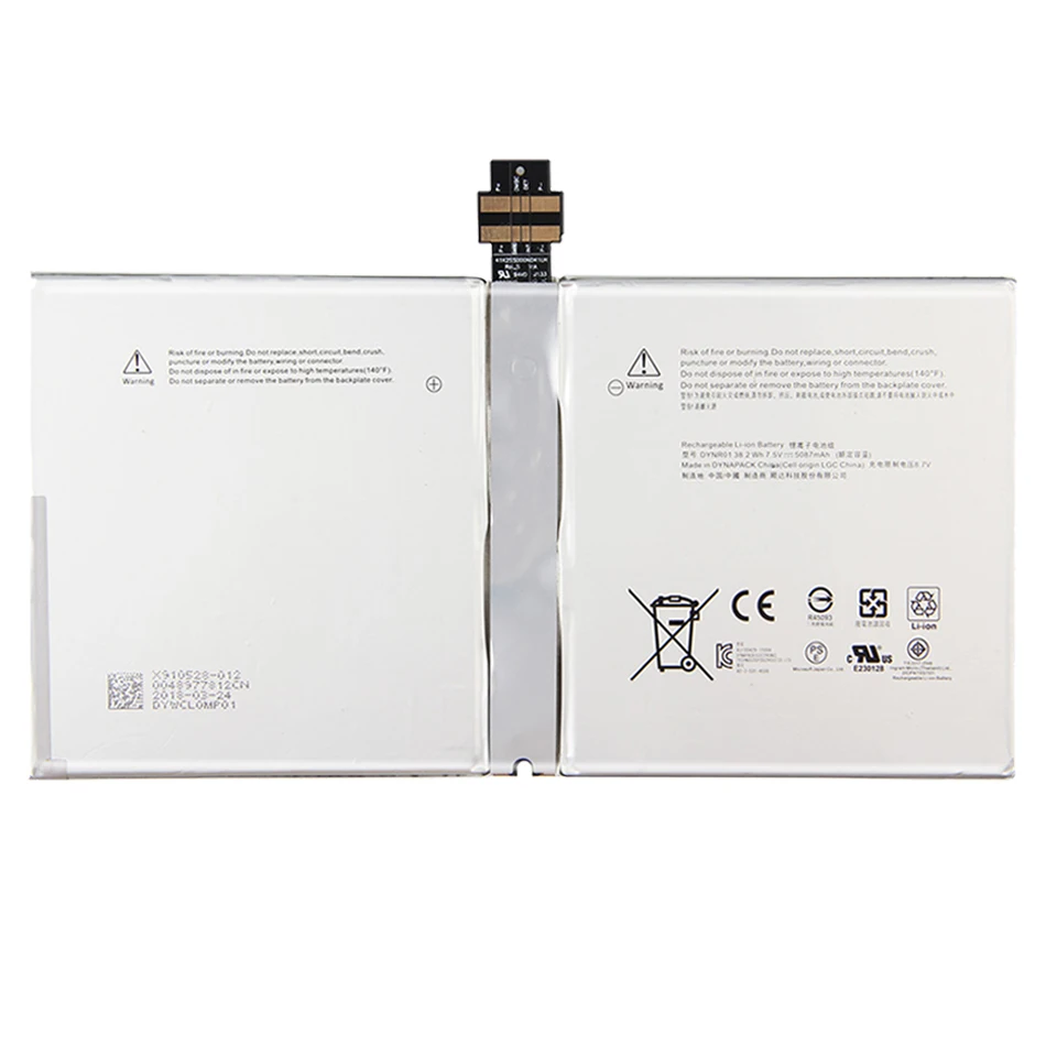 G3Hta027H Dynr01 Laptop Battery For Microsoft Surface Pro 4 Pro4 1724 12.3" Tablet Rechargeable Battery