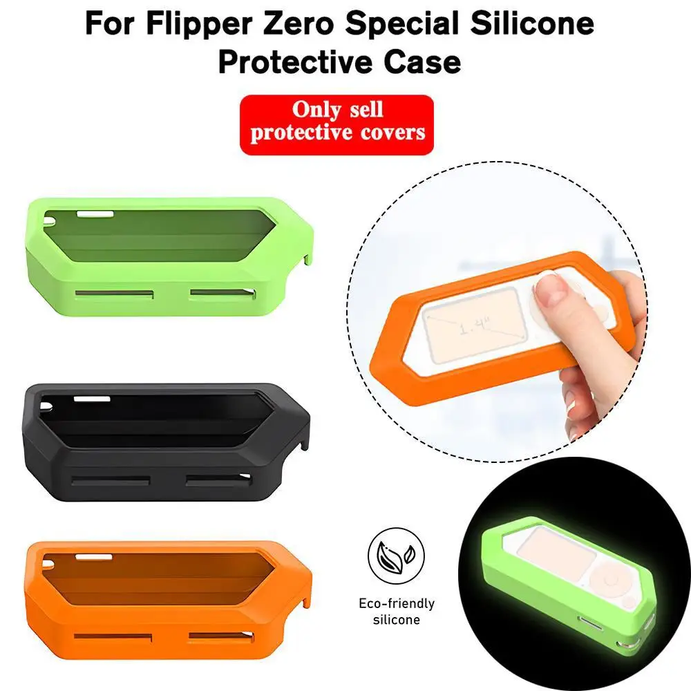 Per Flipper Zero Custodia Protettiva In Silicone Console Di Gioco Per Bambini Cover Morbida Zero Flipper Manicotto In Gomma Antiscivolo Per Flipper Ze
