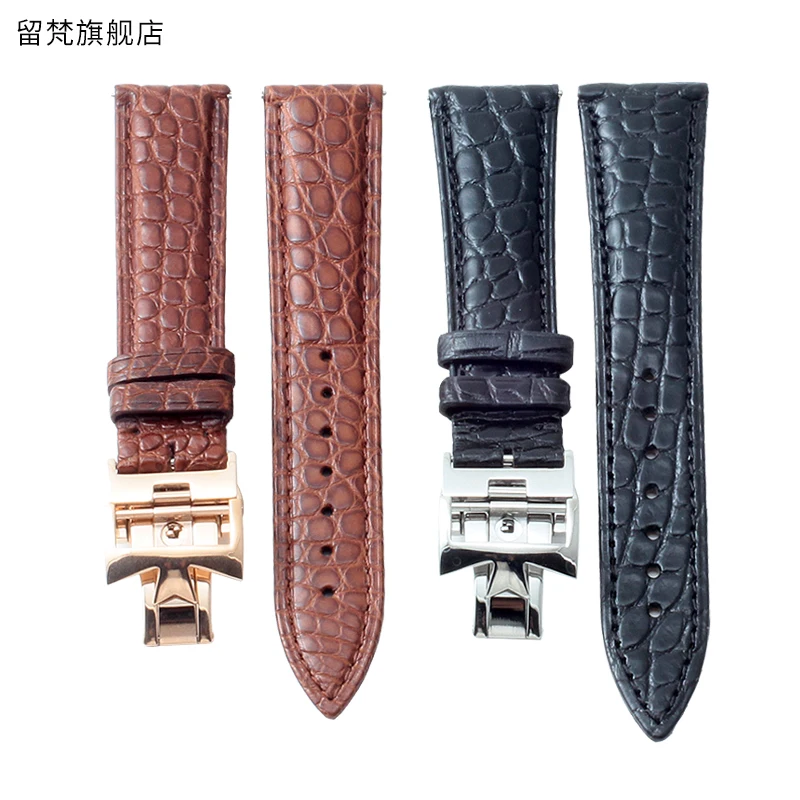 Cinturini In Pelle Di Coccodrillo Per Vacheron Comodi Uomo Donna Cinturino Cinturino Cinturino Bracciali Alta Qualità 19Mm 20Mm 21Mm 22Mm