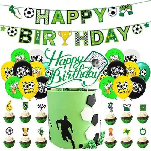 CR7 Themen-Geburtstagsdekorationen Popcorn-Box Geschenktüte Tortendekoration Banner Wimpel Fußball-Party-Zubehör Tischgeschirr Becher Servietten Teller für Kinder – Detail 6