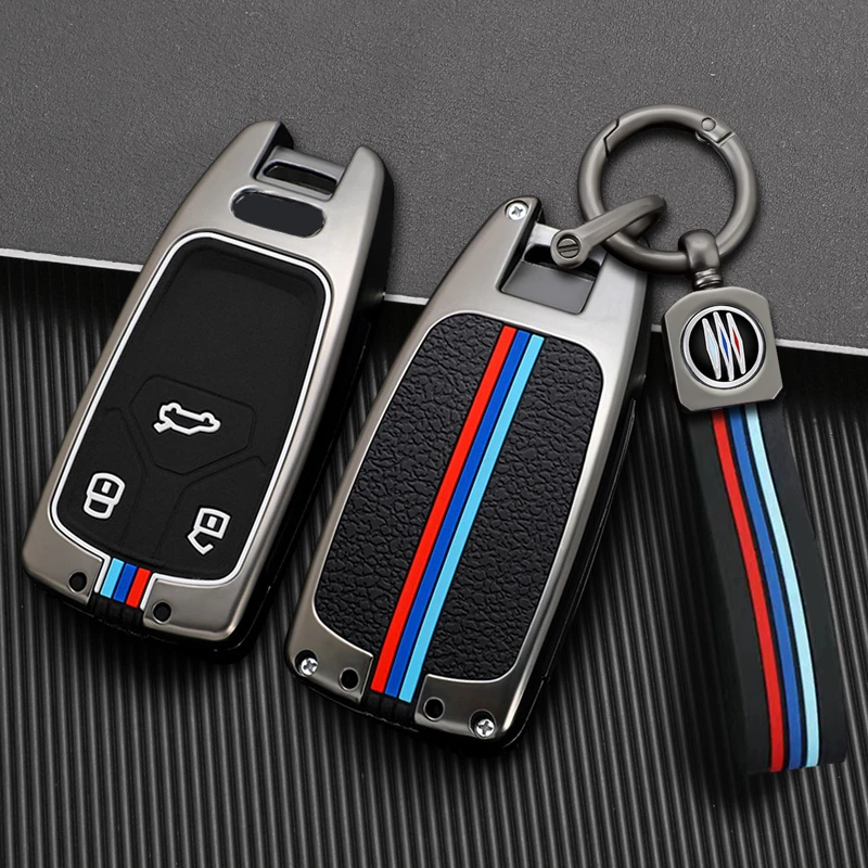 Custodia/cover per Chiave/telecomando in metallo Audi A4 B9 A5 A6L A6 S4 S5 S7 8W Q7 4M Q5 TT TTS RS Coupe accessori per lo Styling - Scc570bc01b944cb3b446e15a95b5dbbfv