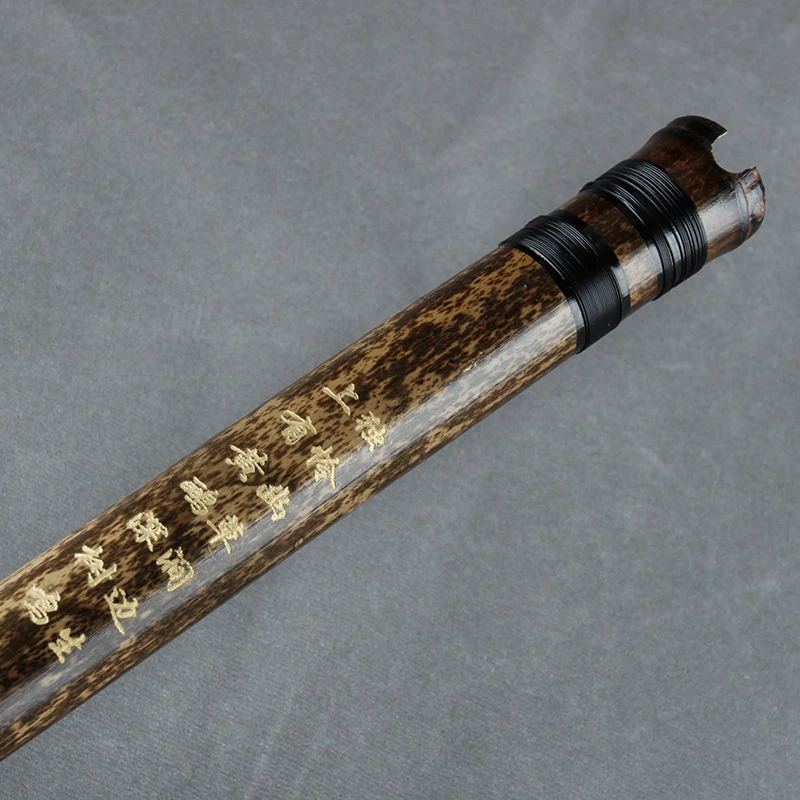 Natural Bamboo 54CM Shakuhachi Handmade Chinese Traditional Musical Instrument D Key For Beginners Woodwind Flutes
